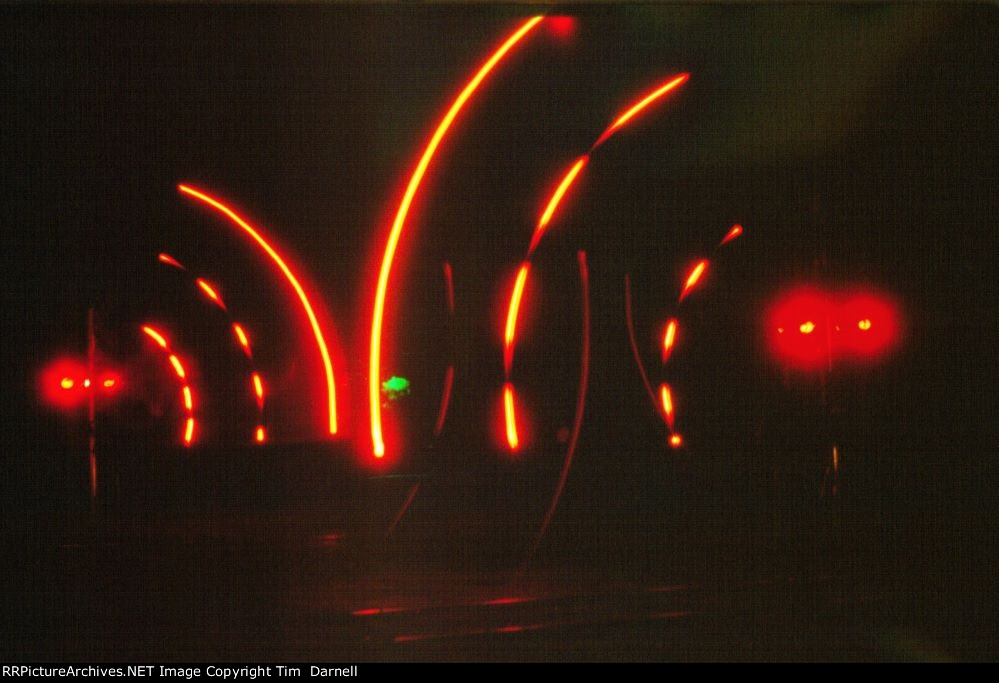 Time exposure of gates.